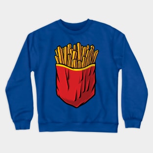 french fries pocket Crewneck Sweatshirt